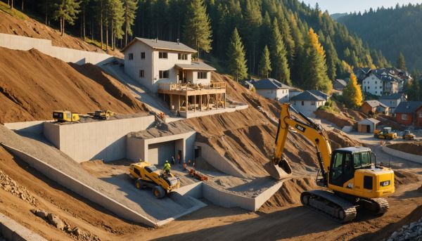 Comment bâtir sur un terrain en pente raide